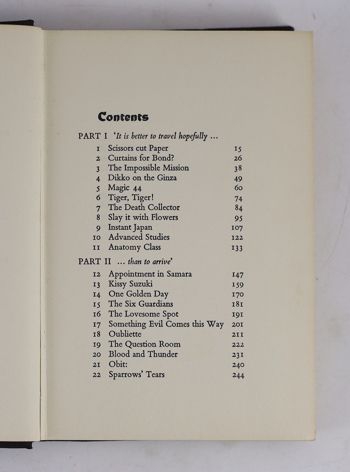 Fleming, Ian - You Only Live Twice, 1st edition, 8vo, cloth in unclipped d/j, Jonathan Cape, London, 1964